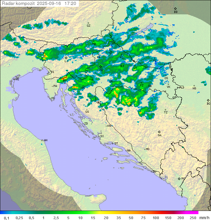 Padavine Hrvaška