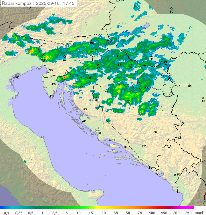 Padavine Hrvaška