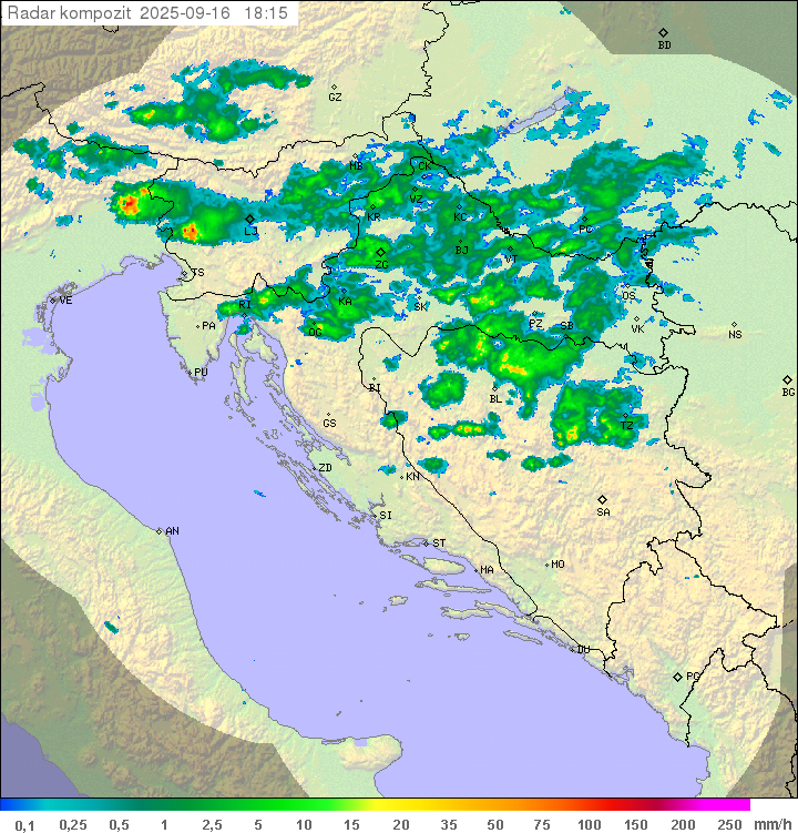 Padavine Hrvaška