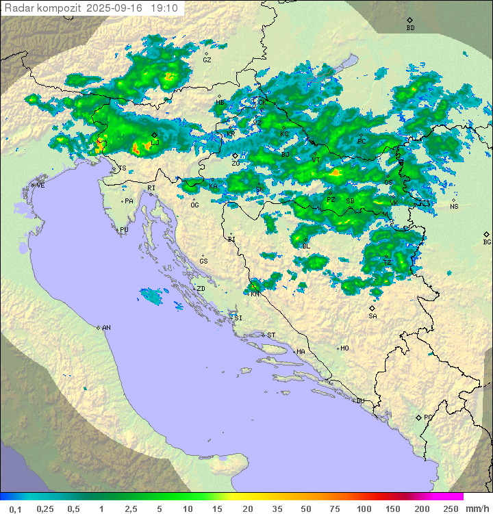 Padavine Hrvaška