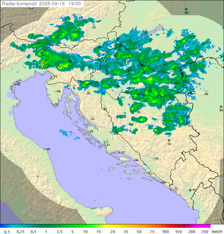 Padavine Hrvaška