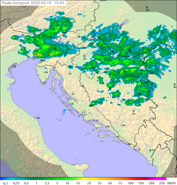 Padavine Hrvaška