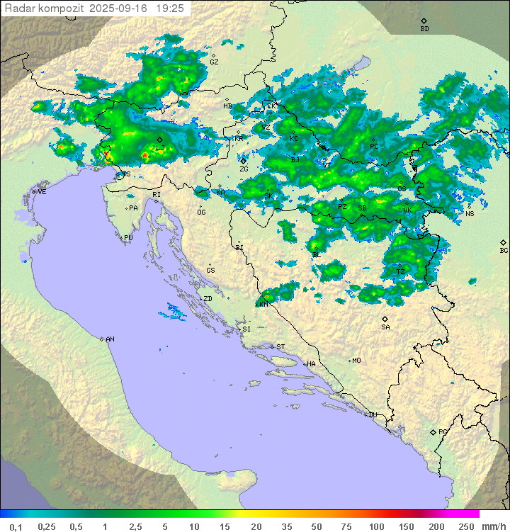 Padavine Hrvaška