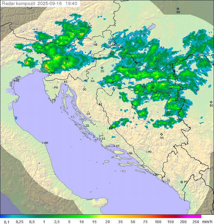 Padavine Hrvaška