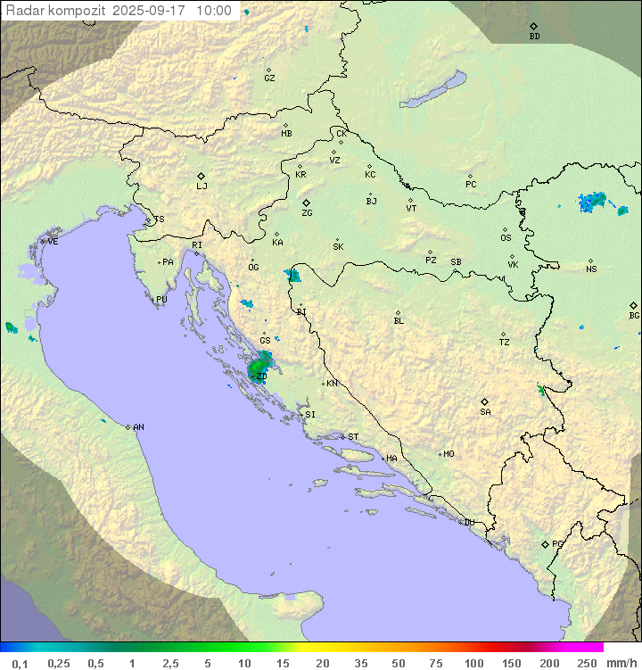 Padavine Hrvaška