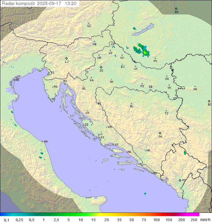 Padavine Hrvaška
