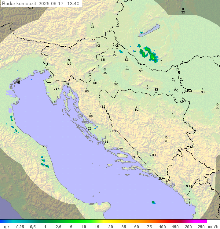 Padavine Hrvaška