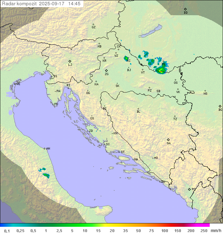 Padavine Hrvaška