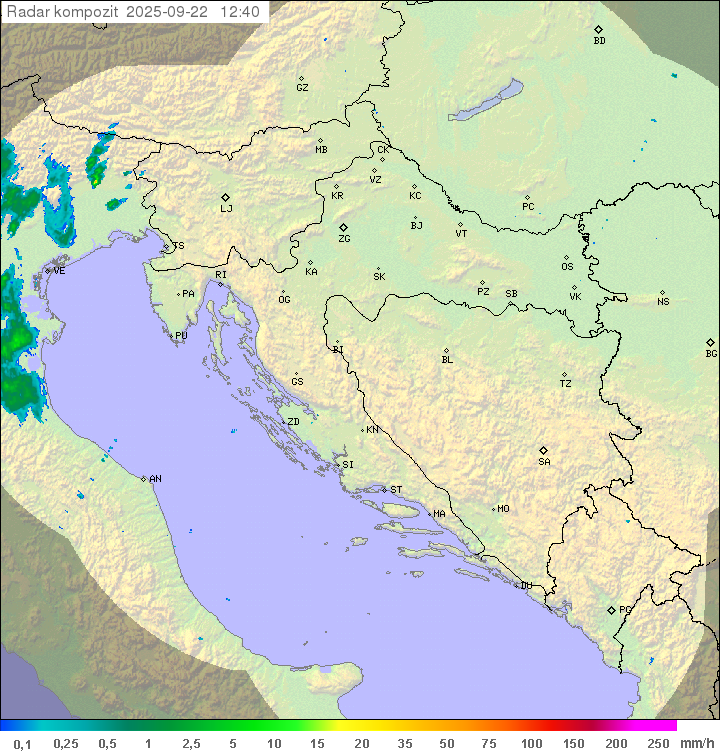 Padavine Hrvaška