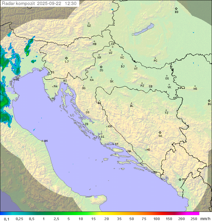 Padavine Hrvaška