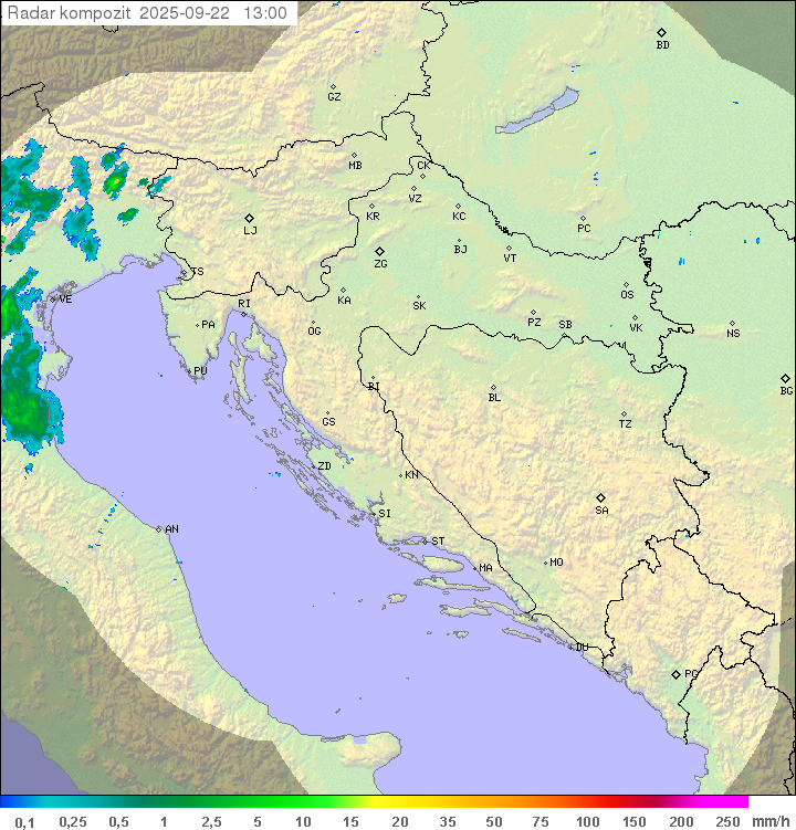 Padavine Hrvaška