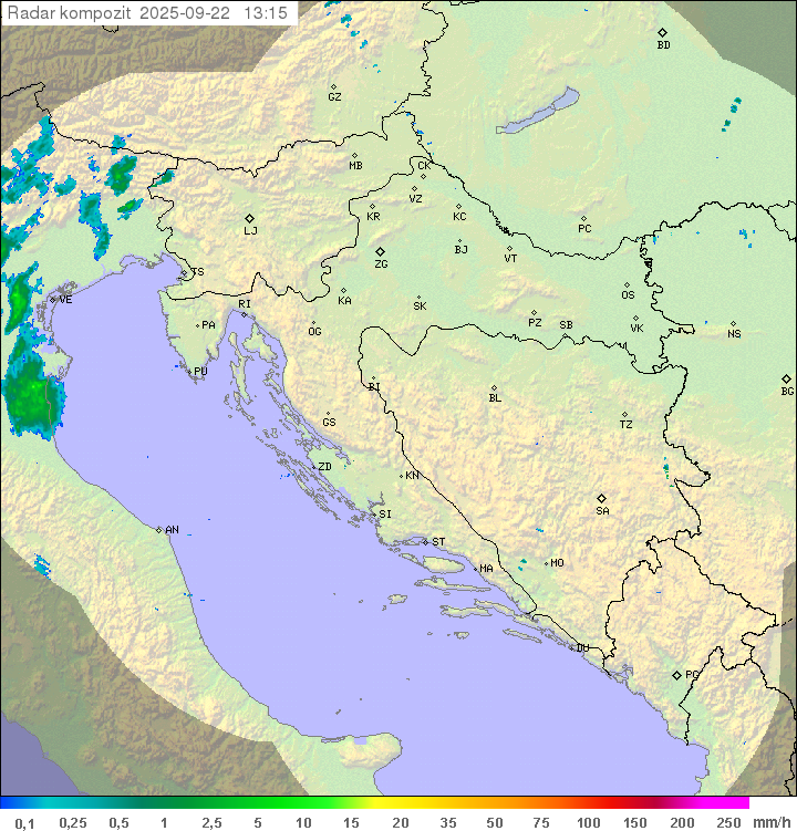 Padavine Hrvaška