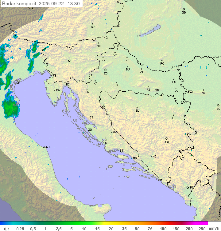 Padavine Hrvaška