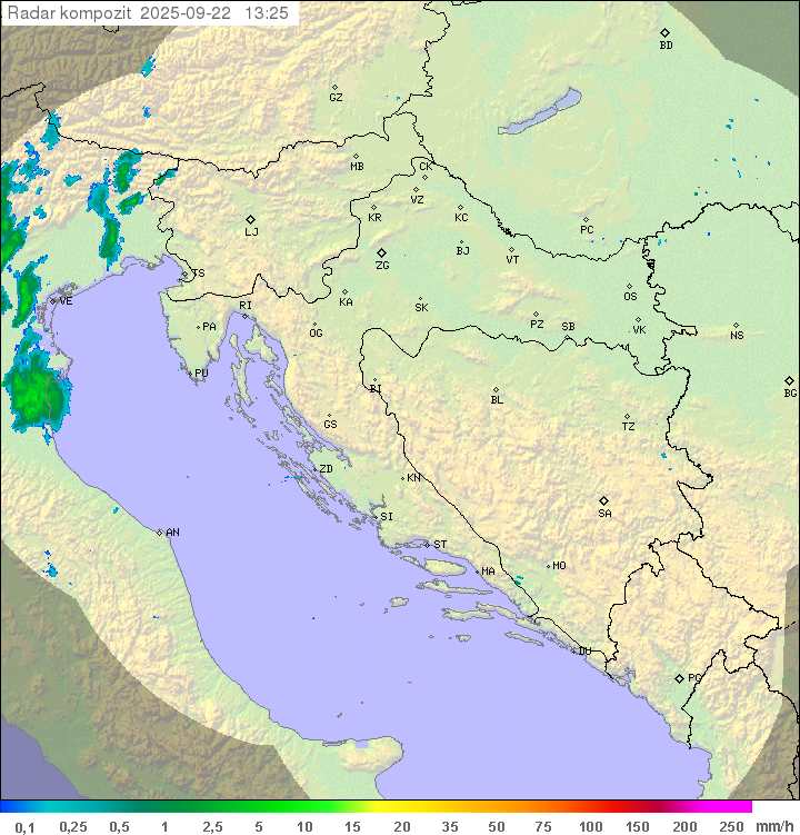 Padavine Hrvaška