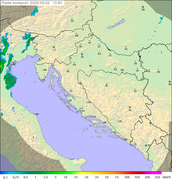 Padavine Hrvaška
