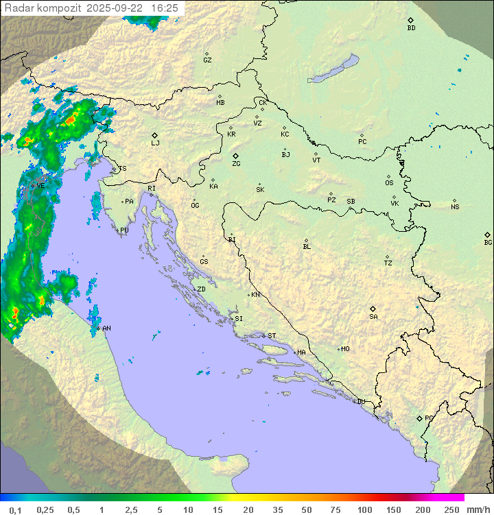 Padavine Hrvaška