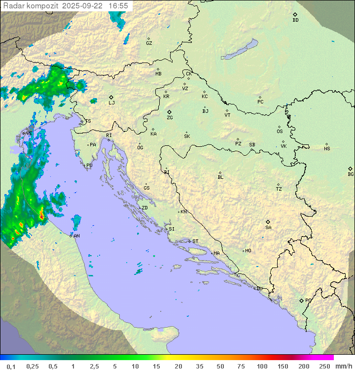 Padavine Hrvaška