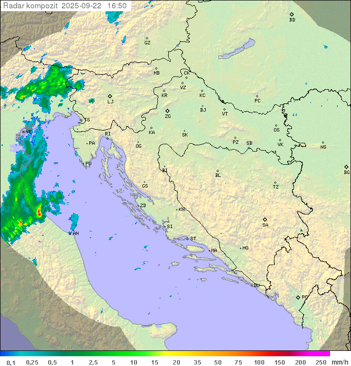 Padavine Hrvaška