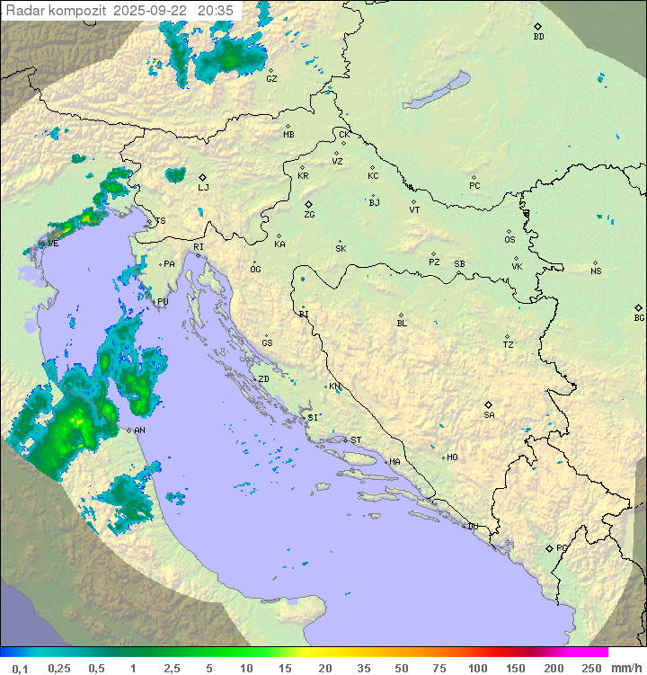 Padavine Hrvaška