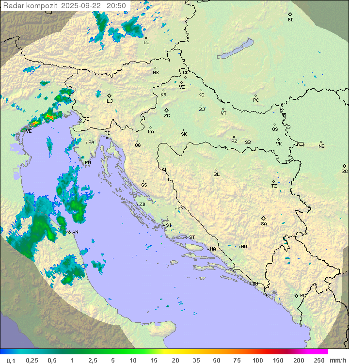 Padavine Hrvaška