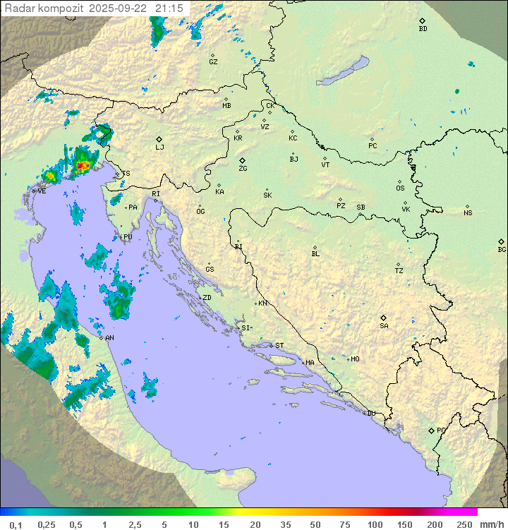 Padavine Hrvaška