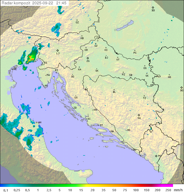Padavine Hrvaška
