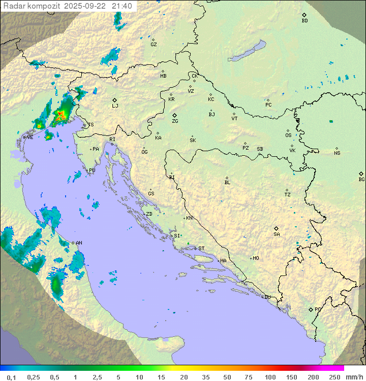 Padavine Hrvaška