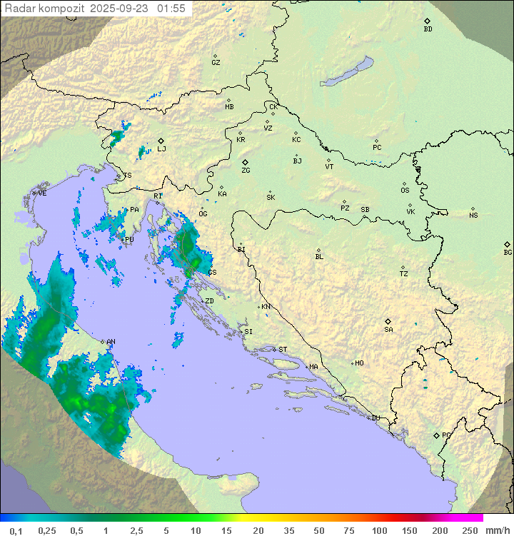 Padavine Hrvaška