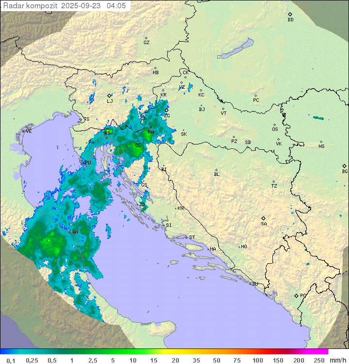 Padavine Hrvaška