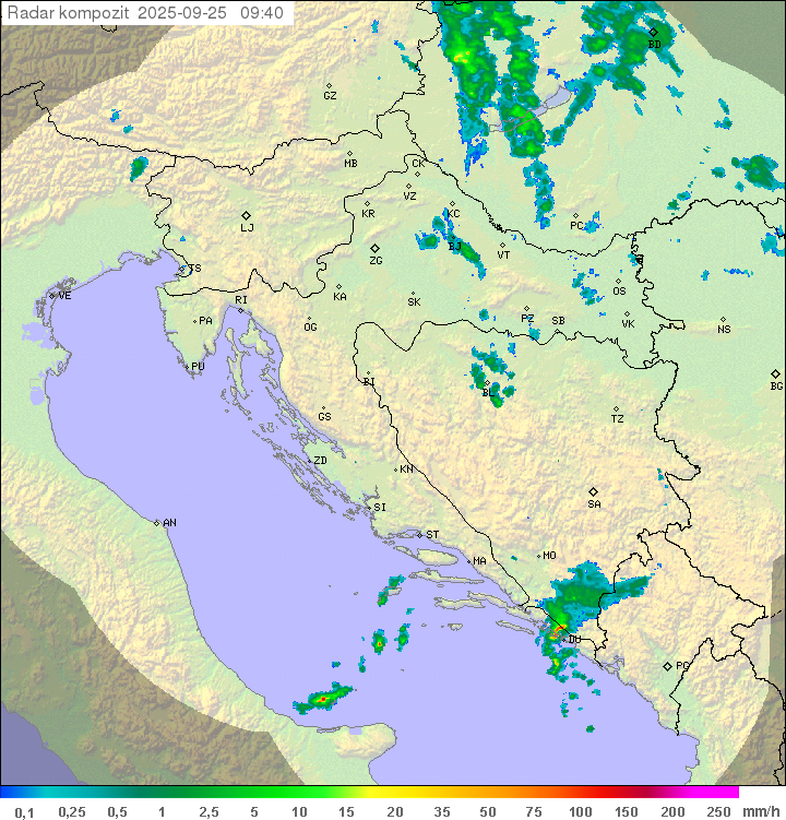 Padavine Hrvaška