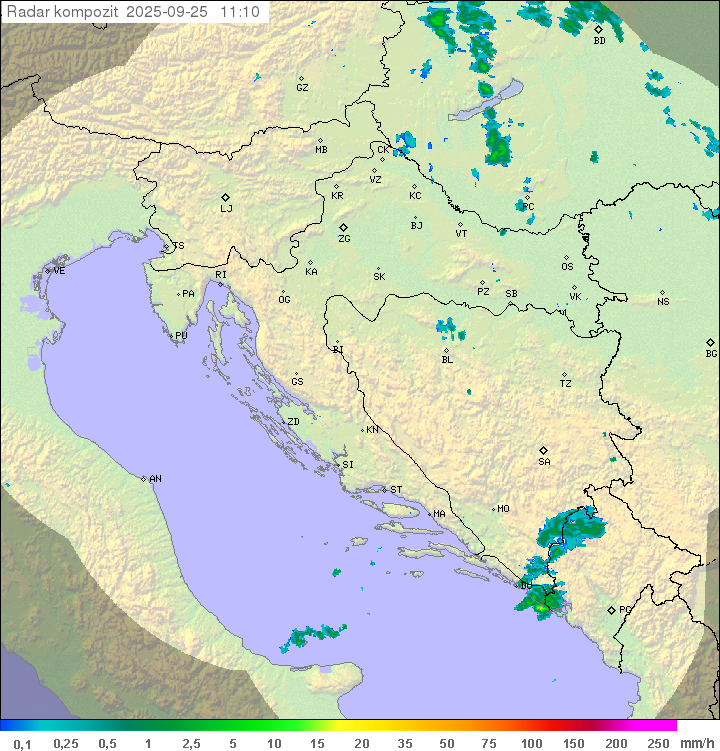 Padavine Hrvaška
