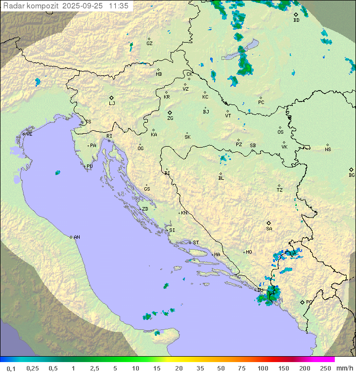 Padavine Hrvaška