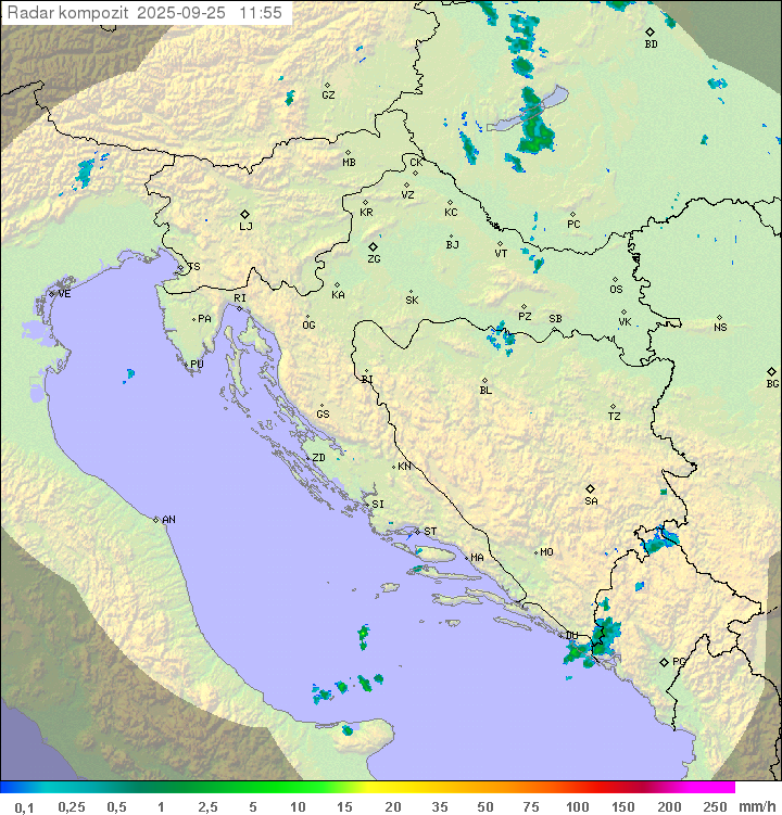 Padavine Hrvaška