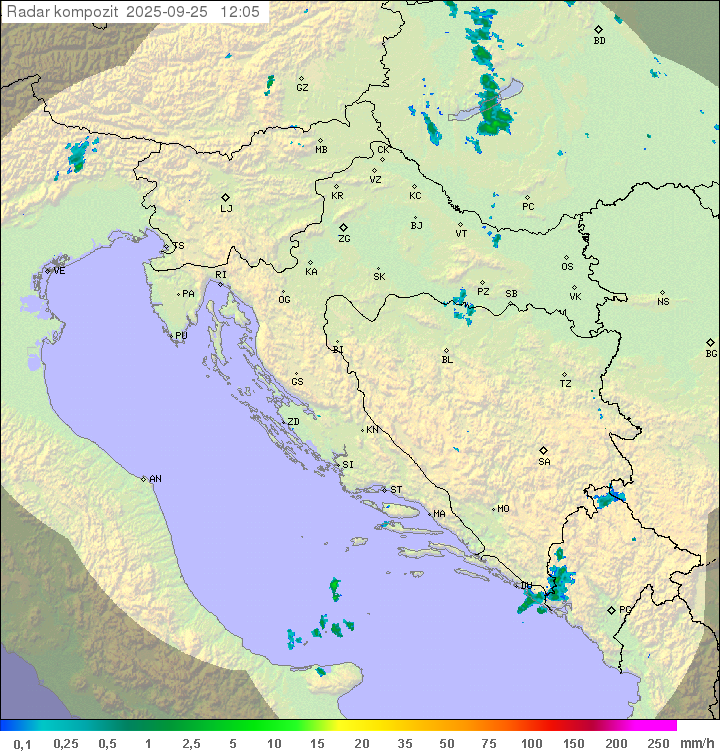 Padavine Hrvaška