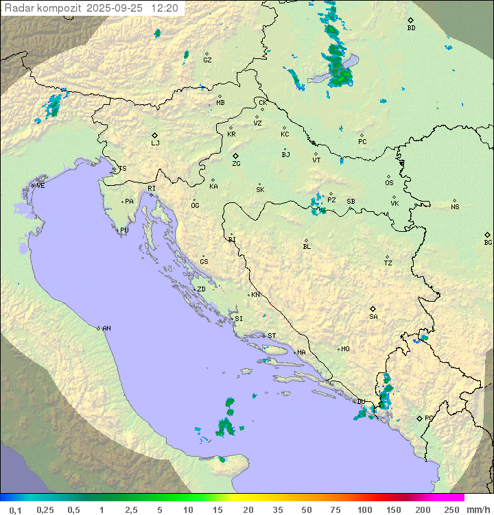 Padavine Hrvaška