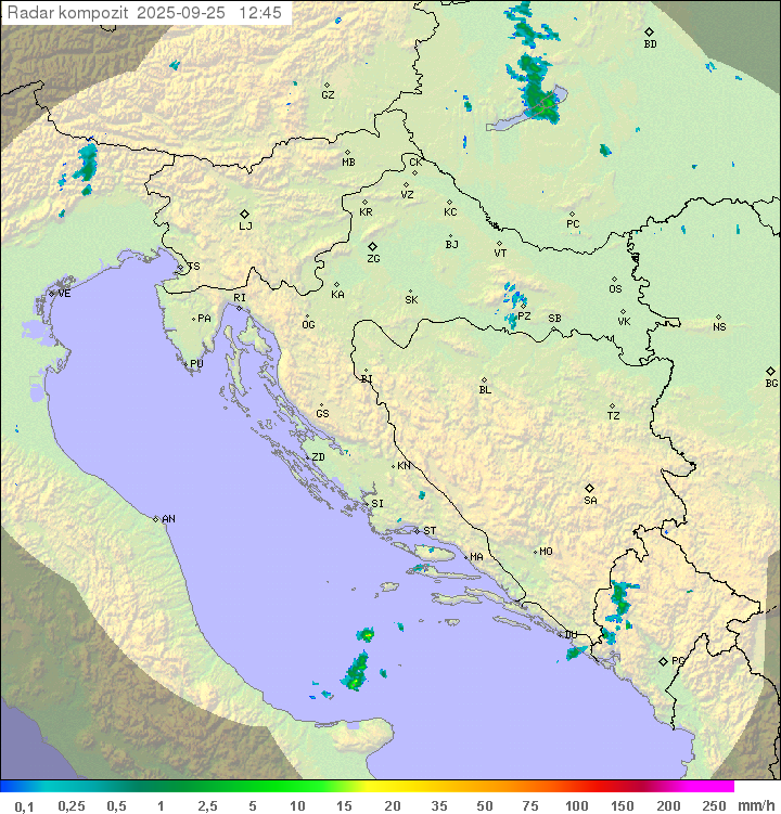 Padavine Hrvaška