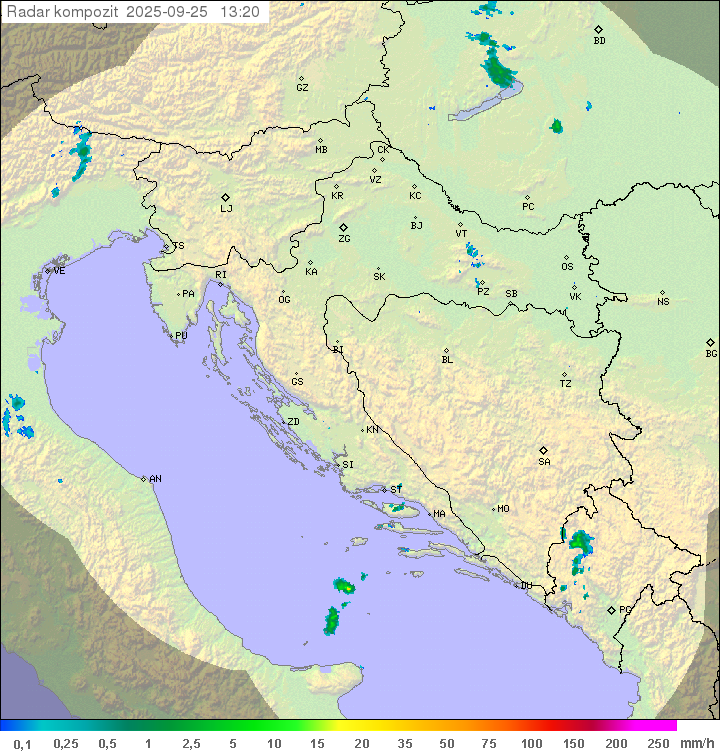 Padavine Hrvaška
