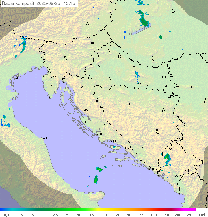 Padavine Hrvaška