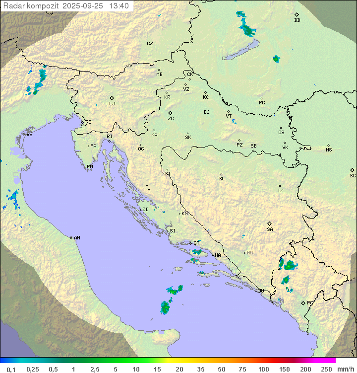 Padavine Hrvaška