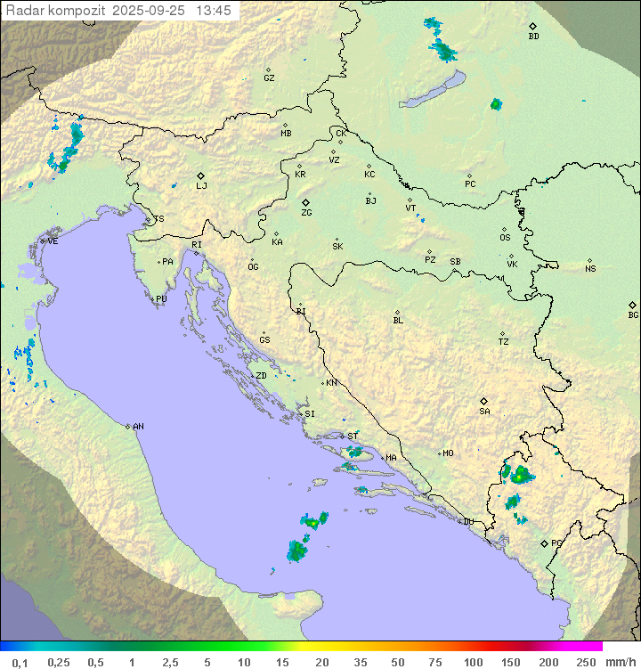 Padavine Hrvaška