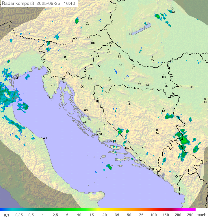 Padavine Hrvaška
