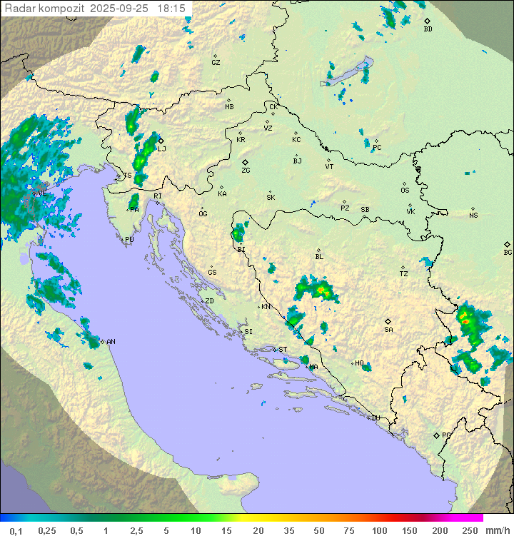 Padavine Hrvaška
