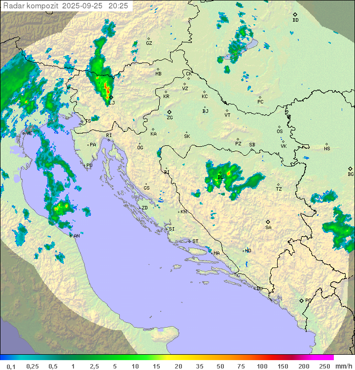 Padavine Hrvaška