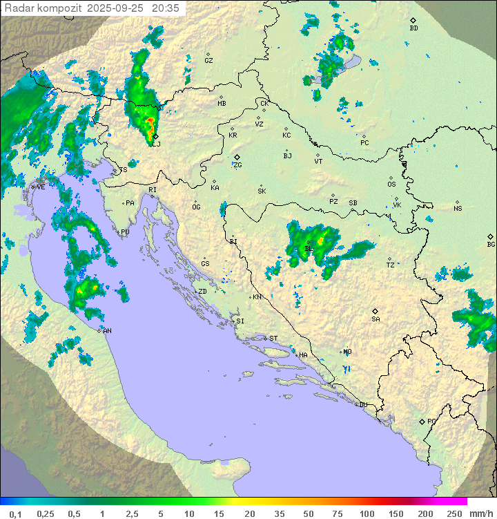 Padavine Hrvaška