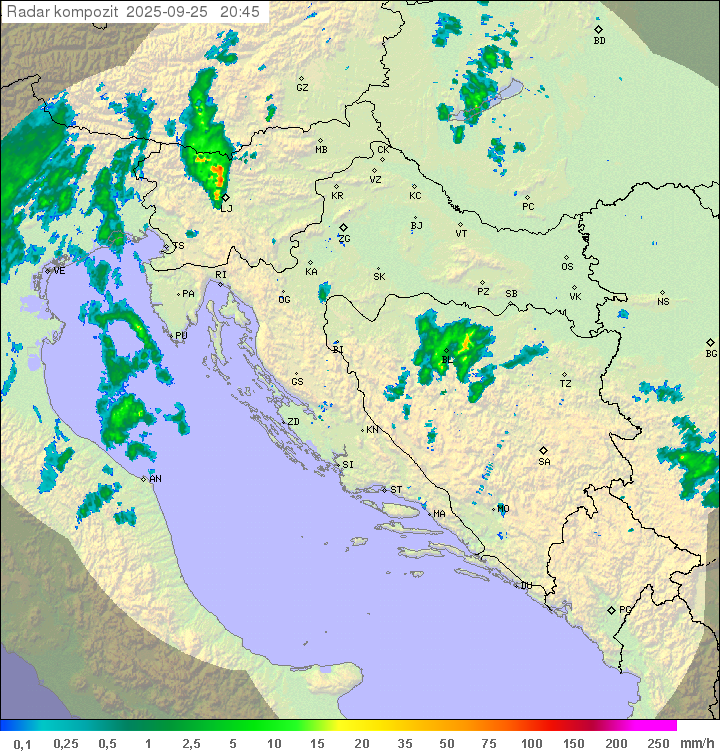 Padavine Hrvaška