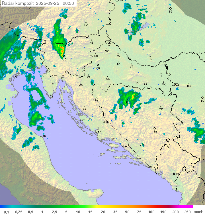 Padavine Hrvaška