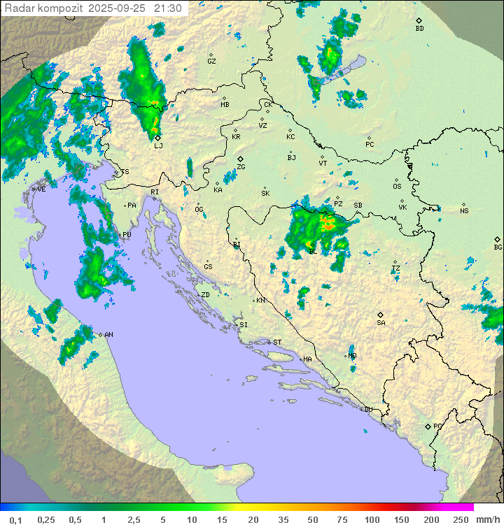 Padavine Hrvaška
