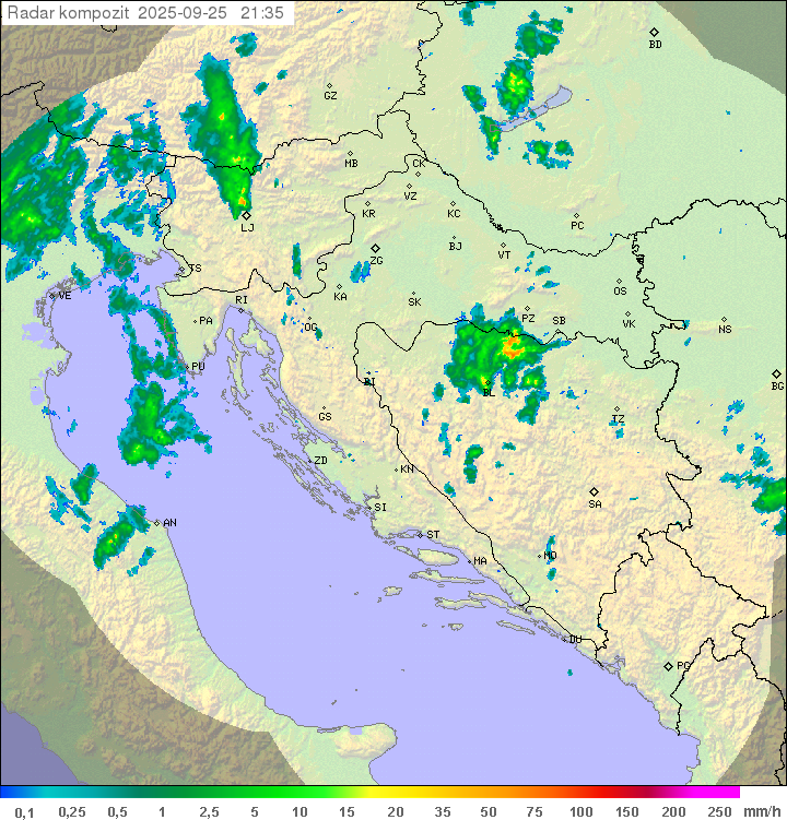 Padavine Hrvaška