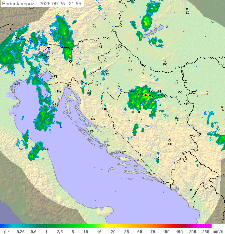 Padavine Hrvaška