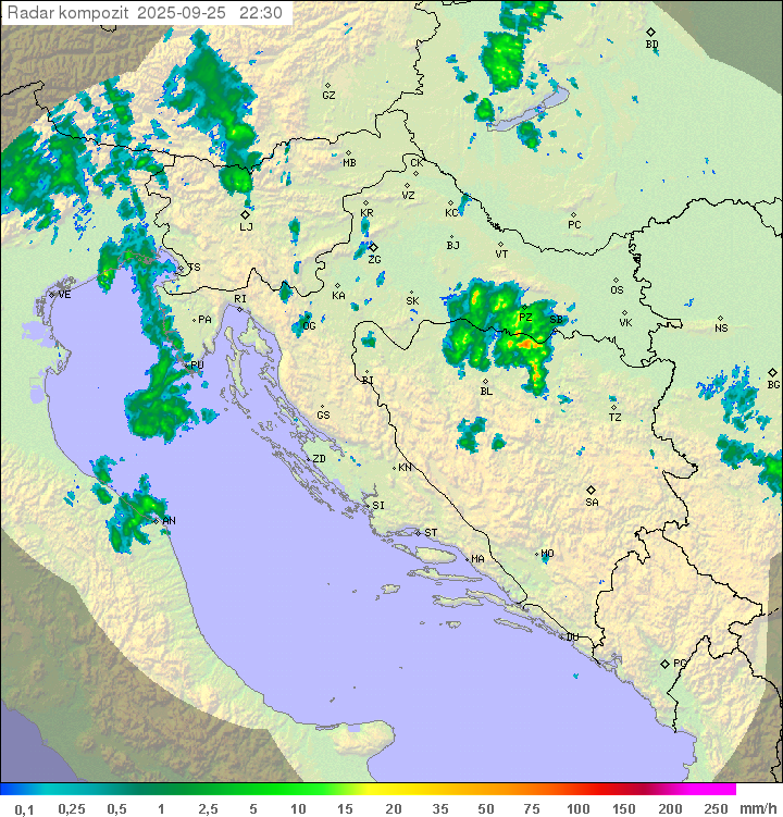 Padavine Hrvaška